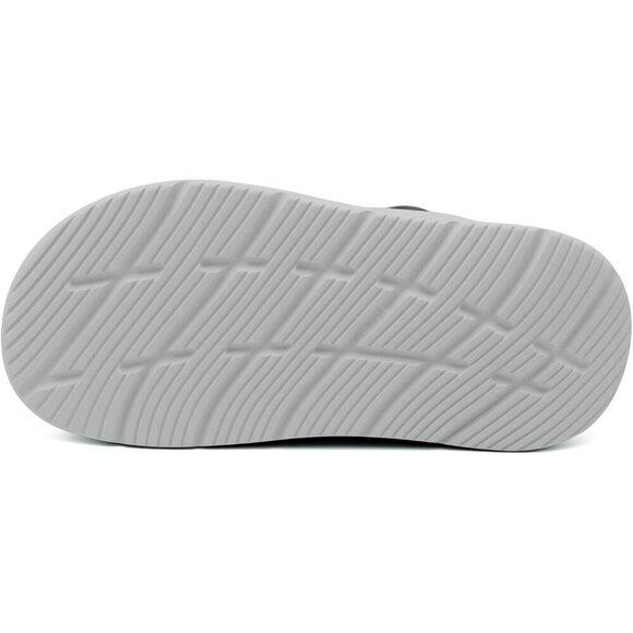 〽️Men\'s Slippers Slide Sandals Gray with Back Strap Open Toe Ultra Comfy Shoes